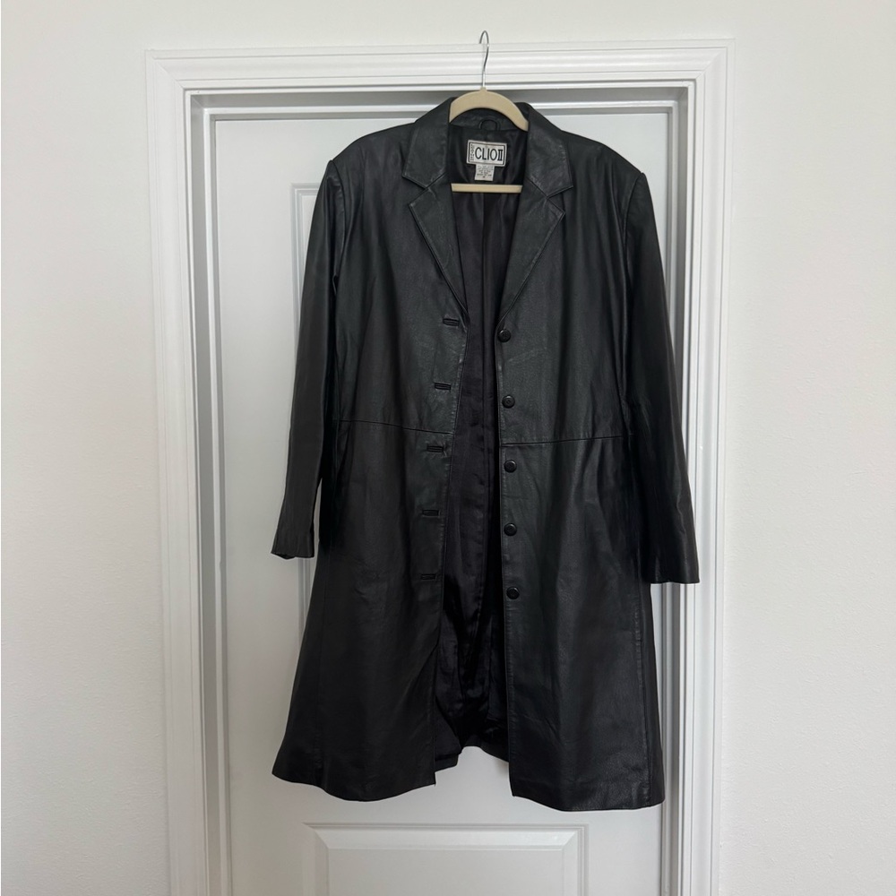 Clio Black Leather Women's Jacket